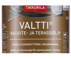 Terasų ir lauko baldų aliejus TIKKURILA VALTTI TERRACE OIL, pilkos sp., 0,9 l