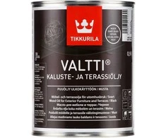 Terasų ir lauko baldų aliejus TIKKURILA VALTTI TERRACE OIL, juodos sp., 0,9 l