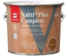 Medienos dažyvė TIKKURILA VALTTI PLUS COMPLETE, šilko matiniai, tikmedžio sp., 2,5 l