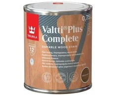 Medienos dažyvė TIKKURILA VALTTI PLUS COMPLETE, šilko matiniai, lazdyno riešuto sp., 0,75 l