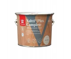 Medienos dažyvė TIKKURILA VALTTI PLUS COMPLETE, šilko matiniai, balkšvos sp., 2,5 l
