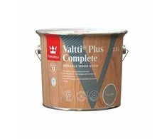 Medienos dažyvė TIKKURILA VALTTI PLUS COMPLETE, šilko matiniai, pilkos sp., 2,5 l