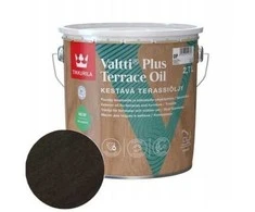 Terasų ir lauko baldų aliejus TIKKURILA VALTTI PLUS TERRACE OIL, juodos sp., 2,7 l