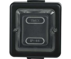 Timex Elektro WNT-2J CZA LOFT Žvakių jungiklis n/t IP44 juoda /juoda gumuotas raktas/ WNT-2J CZA