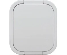 Solight Timex Elektro GNt-16B BI AMBER Lizdas hermetiškas vienvietis su/u IP44 su atvartu balta GNt-16B