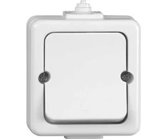 Timex Elektro Timex JANTAR Vieno jungiklio n/t IP44 baltas /užsukamas raktas/ WNT-1J
