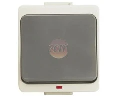 Timex Elektro WNT-1J-b/S SZ JANTAR-bis Vienas jungiklis su apšvietimu n/t IP44 rutulinis WNT-1J-b/S
