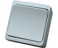 Timex Elektro WNT-1J-b BI JANTAR-bis Vienas jungiklis n/t IP44 balta WNT-1J-b