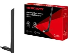 „Mercusys AC650“ didelio stiprinimo belaidis dviejų dažnių USB adapteris