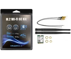 Tinklo plokštės ASRock DeskMini Wi-Fi 6E AX210 M.2 rinkinys