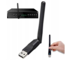 Tinklo plokštės USB „WiFi“ adapterio „Wi-Fi“ antena DVB-T2 HEVC Zenwire WD-1516 dekoderio imtuvui