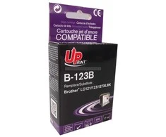 Rašalo kasetė UPrint Brother LC123BK juoda