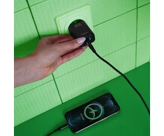 Tiross MORRE Įkroviklis USB/USB-C 30W Juoda