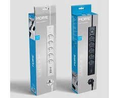 Tiross MORRE MAITINIMO JUOSTA 5G 2xUSB, 2xUSB-C, 1,5m