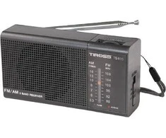 Bikuva.lt TIROSS Radijas MINI PRZENOŚNE NA BATERIE Juoda