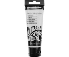 Titanum Akriliniai dažai Flamingo Line, sidabriniai, 75ml
