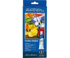 Titanum Alyvos dažai vamzdis 12 spalvų 12ml