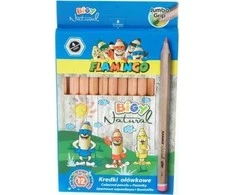 Titanum Flamingo Jumbo natūralūs pencil- taškai