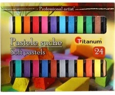 Titanum Pastele sausas 24 spalvų
