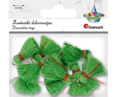 Titanum Dekoratyviniai kutai, žali, 10 vnt.