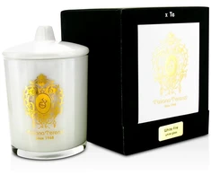 Tiziana Terenzi „Baltas Fire“ balto stiklo kvapioji žvakė 170 g