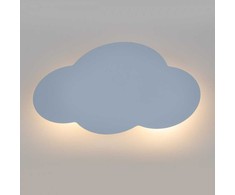 Sieninis šviestuvas KINKIET LAMPA ŚCIENNA TK LIGHTING CLOUD 4966 CHMURKA mėlyna DLA CHŁOPCA