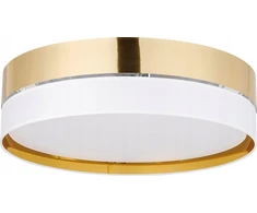 TK Lighting lubinis šviestuvas Tk Lighting Hilton 4772 plafoninis lubų šviestuvas 3x15W E27 balta/auksinė