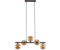 Pakabinamas šviestuvas Lampa wisząca TK Lighting Żyrandol ESTERA BROWN 6105 TK Lighting