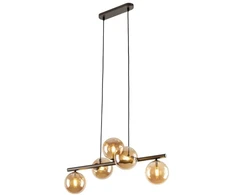 Pakabinamas šviestuvas Lampa wisząca TK Lighting Żyrandol ESTERA BROWN 6105 TK Lighting