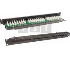 Securitynet CCAS-PA6-24UTP-O Cat. 6 UTP 24 x RJ-45 panelė su lentynėle