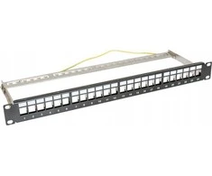 Securitynet NEĮRENGTAS SKYDELIS 19" 1U, Juodas