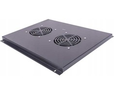 Securitynet CCAS-PW2-0606S Ventiliacijos skydelis su 2 ventiliatoriais laisvai pastatomoms spintelėms CCSS-0606-24/42U