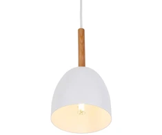 Tkkrywult Pakabinamas šviestuvas TK LIGHTING NORD Baltas 1, 1xE27 , LED 15W