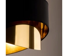 TKKRYWULT pakabinamas šviestuvas TK Lighting Grant 4823 pakabinamas šviestuvas 1x15W E27 juoda/auksinė