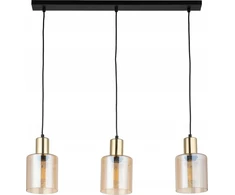 TKKRYWULT pakabinamas šviestuvas TK Lighting Sierra 6666 pakabinamas šviestuvas 3x15W E27 gintaro/aukso