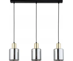 TKKRYWULT pakabinamas šviestuvas TK Lighting Sierra 6662 pakabinamas šviestuvas 3x15W E27 grafitas/auksas