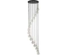 Tkkrywult TK Lighting Aurora 10182 pakabinamas šviestuvas 16x8W G9 skaidrus/auksinis