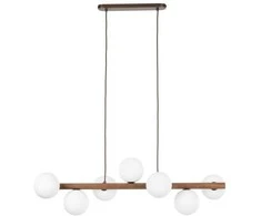 Tkkrywult TK Lighting Estera 10272 pakabinamas šviestuvas 7x6W G9 riešuto spalvos/balta