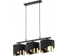 TKKRYWULT TK Lighting Grant 4824 pakabinamas šviestuvas 3x15W E27 juoda/auksinė