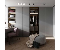 Lubinis šviestuvas Lampa sufitowa listwa TK-Lighting Vox VI 3xGU10 3xG9 Juodai Balta 159 cm