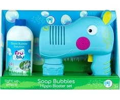 Muilo burbulų aparatas Hippo Blaster TM Toys 0161, mėlynas