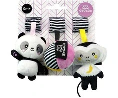 TM Toys GAGAGU GGG0832 pakabukas Panda beždžionių kamuolys