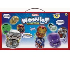 Tm Toys Marvel Wooblies - kolektorius Box + 4 skaičiai (WBM006)