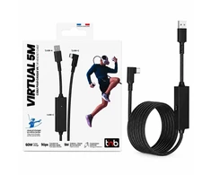 TnB Vr Link kabelis 5 m, skirtas Meta Quest 3s, 3, 2, Pico 4, USB 3.0, 5 Gbps, 60 W, USB-C T''nb / Tcmeta5m (SB12253)