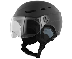TnB Kaskas + Apsauginis skydelis + Ausinės Miesto dviratis Paspirtukas Skuteris M 54-58 / Umhelmvsm