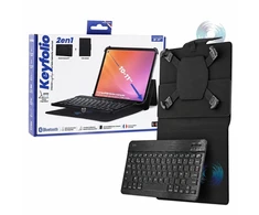 TnB Bluetooth klaviatūra su magnetiniu dėklu 10-11'' planšetiniams kompiuteriams, laikiklis, 3 viename rinkinys / Tabkbmag11 (SB12252)