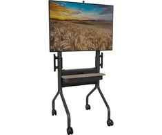 TOA Chief Voyager reguliuojamo aukščio AV TV vežimėlis LCD ekranams 50-70'' Juodas televizoriaus / vaizdo konferencijų sistemos vežimėlis juodas Ekrano dydis: 127-191 cm (50''-75'') Tvirtinimo sąsaja: 200 - 200 mm - 600 - 400 mm