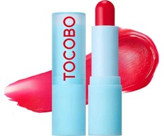 TOCOBO Glass Tinted Lūpų balzamas 011 Flush Cherry, 3.5 g