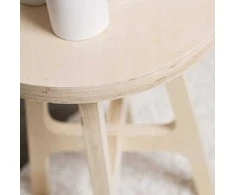 TODAY Medinė taburetė Simplicity, Ø 38 cm