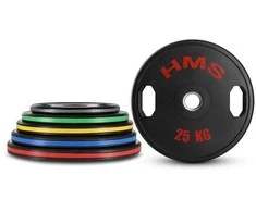 TOG25 2 x 25 kg olimpinės lėkštės guminės 2 x 25 kg HMS